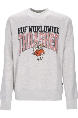Huf Bluzy, Mężczyzna, Szary, S, Bluza