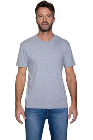 Mauro Grifoni Koszulki, Mężczyzna, Szary, S, T-shirty