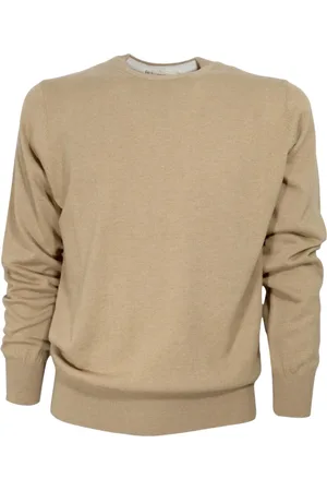 CASHMERE COMPANY Swetry, Mężczyzna, Beżowy, L, Nylon, Shirts