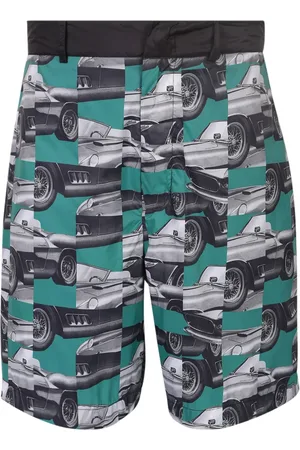 FERRARI Szorty, Mężczyzna, Wielobarwność, M, Wielokolorowe Spodnie Chino w Stylu Patchwork