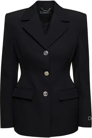 VERSACE Kurtki, Kobieta, Czarny, S, Czarne Marynarki