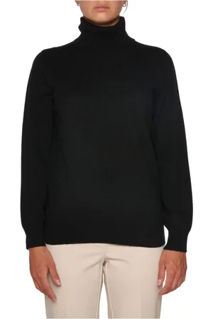 KANGRA CASHMERE Swetry, Kobieta, Czarny, S, Czarne Swetry - Stylowy Model