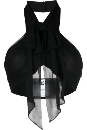 Moschino Koszulki, Kobieta, Czarny, S, Czarna bluzka