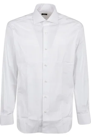 BARBA Koszule, Mężczyzna, Biały, 2XL, Formal Shirts