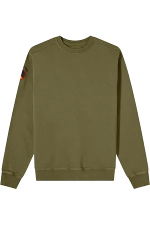 Maharishi Bluzy, Mężczyzna, Zielony, XL, A vintage Panther Patch Crew Sp