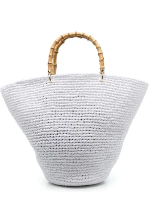 Chica London Torebki, Kobieta, Biały, ONE SIZE, Bambus, Torebki
