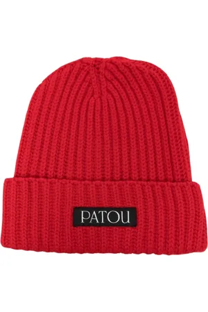 Patou Akcesoria, Kobieta, Czerwony, ONE SIZE, Kaszmir, Czapka bez daszka