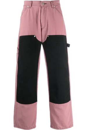 Rassvet Spodnie, Mężczyzna, Różowy, S, Straight Trousers