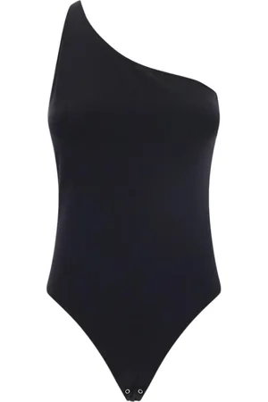 Alexander McQueen Koszulki, Kobieta, Czarny, M, Otwarty body ramię