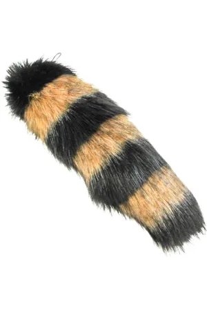 Burberry Pre-owned, Kobieta, Czarny, ONE SIZE, Sztuczne futro, Pre-owned Faux Fur key-holders