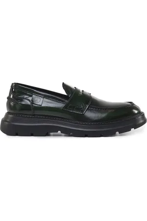 Giuliano Galiano Buty, Mężczyzna, Zielony, 40 EU, Mokasyny