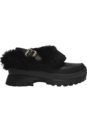 Stella McCartney Buty, Kobieta, Czarny, 35 EU, Czarne drewniaki Trace Mat z poliuretanu