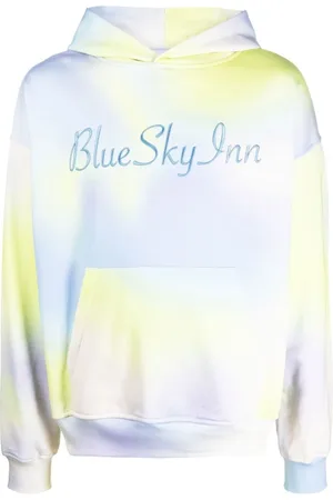 BLUE SKY INN Bluzy, Mężczyzna, Niebieski, S, Sweters Clear