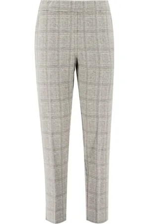 LE TRICOT PERUGIA Spodnie, Kobieta, Szary, L, Slim-fit Trousers
