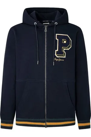 Pepe Jeans Bluzy, Mężczyzna, Niebieski, S, Zip-throughs