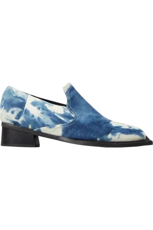 Ninamounah Buty, Mężczyzna, Niebieski, 42 EU, Denim, Tie-Dye Denim Mokasyny