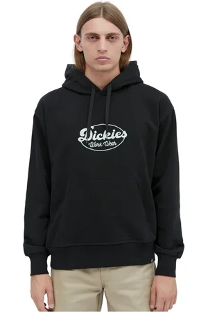 Dickies Bluzy, Mężczyzna, Czarny, S, Gridley Hoodie - Stylowy i Wygodny