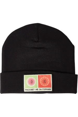 Rassvet Akcesoria, Mężczyzna, Czarny, ONE SIZE, Logo Patch Czapka bez daszka Hat