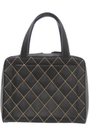 CHANEL Pre-owned, unisex, Czarny, ONE SIZE, Pre-owned Leather chanel-bags