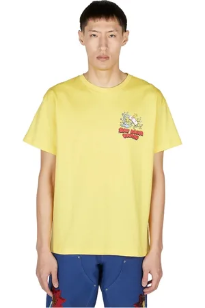 Sky High Farm Koszulki, Mężczyzna, Żółty, L, T-Shirts