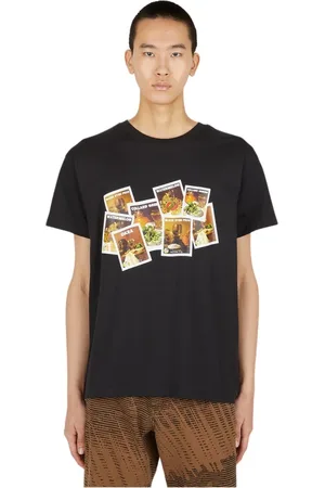 Sky High Farm Koszulki, Mężczyzna, Czarny, M, Denim, T-Shirts