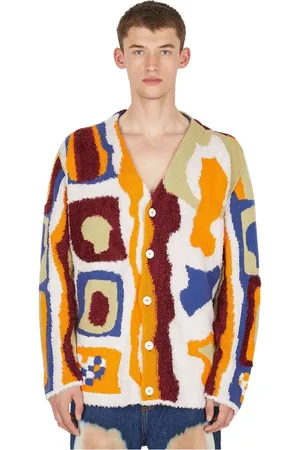 THE ELDER STATESMAN Swetry, Mężczyzna, Wielobarwność, M, Kaszmir, Knitwear