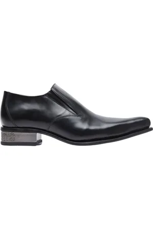Vetements Buty, Mężczyzna, Czarny, 40 EU, Polerowane Skórzane Buty Blade