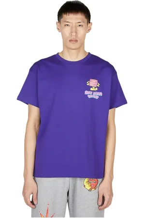 Sky High Farm Koszulki, Mężczyzna, Fioletowy, L, T-Shirts