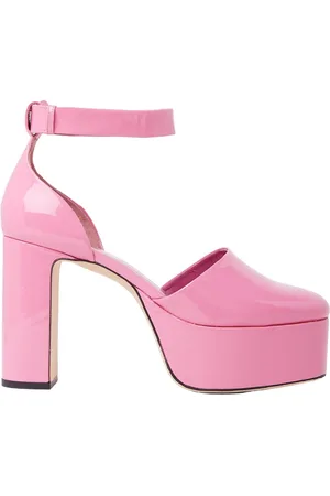 By Far Buty, Kobieta, Różowy, 38 EU, Lakierowane platformy na obcasach