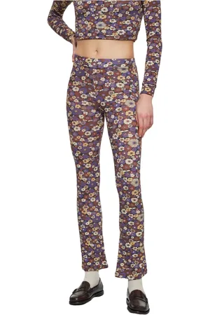 Antik Batik Spodnie, Kobieta, brązowy, S, Antonia print leggings