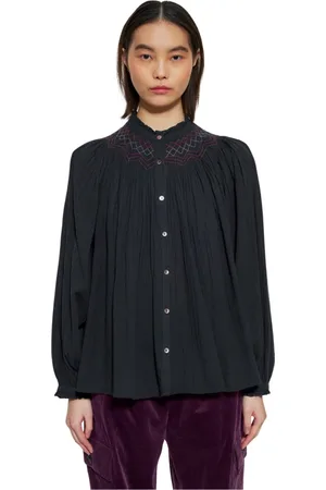 Antik Batik Bluzki, Kobieta, Czarny, M, Bawełna, Bluzka Daya