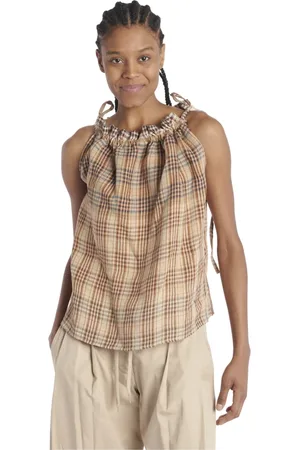 JEJIA Koszulki, Kobieta, brązowy, S, Sleeveless Tops