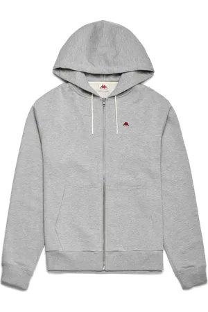 Kappa Bluzy, Mężczyzna, Szary, M, Portos Bluza z Kapturem, Szary Marl