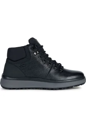 Geox Buty, Mężczyzna, Czarny, 43 EU, Czarne Botki na Kostkę dla Mężczyzn