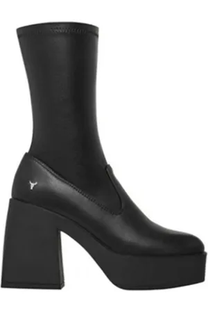 Windsor Buty, Kobieta, Czarny, 40 EU, Baddest Elastyczne Botki Damskie