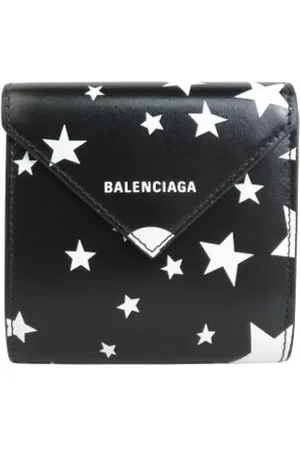 Balenciaga Pre-owned, Kobieta, Czarny, ONE SIZE, Skóra, Pre-owned skórzane portfele