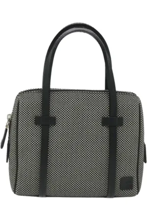 Bally Pre-owned, Kobieta, Szary, ONE SIZE, Pre-owned Canvas shoulder-bags