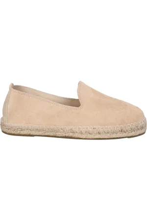 MANEBI Buty, Mężczyzna, Beżowy, 44 EU, Zamsz, Espadryle