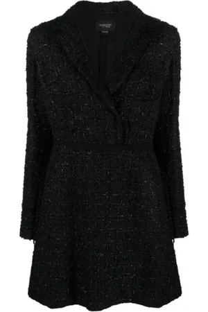 Giambattista Valli Kurtki, Kobieta, Czarny, S, Tweed, Sukienka Tweedowa