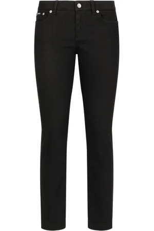 Dolce & Gabbana Jeansy, Kobieta, Czarny, 2XS, Denim, Stylowe Spodnie