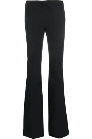 BLUMARINE Spodnie, Kobieta, Czarny, 2XS, Spodnie o szerokich nogawkach