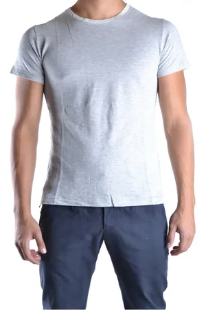 YOHJI YAMAMOTO Koszulki, Mężczyzna, Szary, S, Stylowa T-Shirt