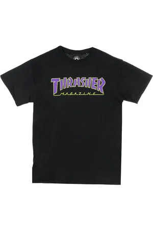Thrasher Koszulki, Mężczyzna, Czarny, M, T-Shirts