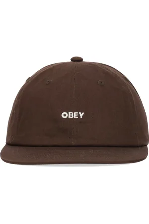 Obey Akcesoria, Mężczyzna, brązowy, ONE SIZE, Bold Twill Strapback Czapka