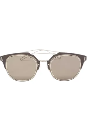 Dior Pre-owned, Kobieta, Szary, ONE SIZE, Pre-owned Metal sunglasses