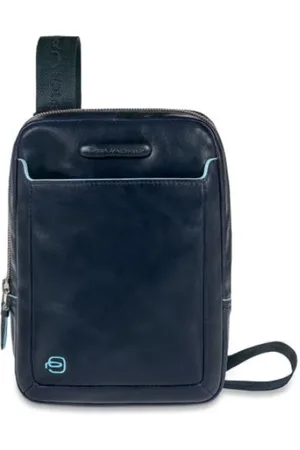 Piquadro Torebki, Mężczyzna, Niebieski, ONE SIZE, Shoulder Bags