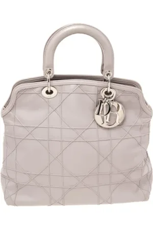 Dior Pre-owned, Kobieta, Fioletowy, ONE SIZE, Nylon, Pre-owned Leather totes