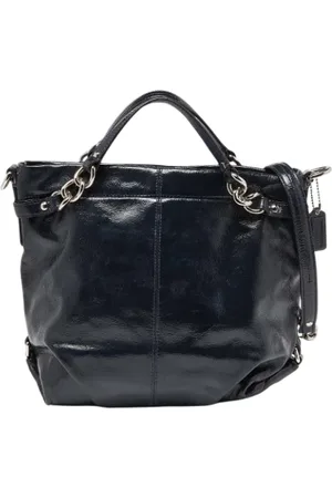 Coach Pre-owned, Kobieta, Niebieski, ONE SIZE, Pre-owned Skórzane torebki