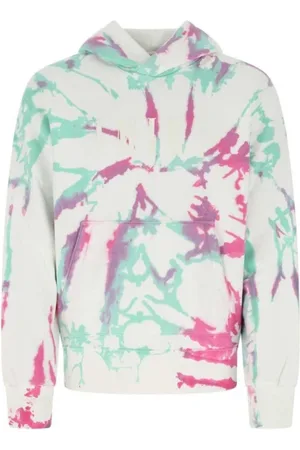 AMIRI Bluzy, Mężczyzna, Wielobarwność, L, Biała Bawełniana Bluza z Detalem Logo