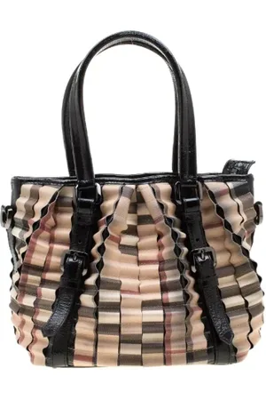 Burberry Pre-owned, Kobieta, Wielobarwność, ONE SIZE, Pre-owned Leather totes